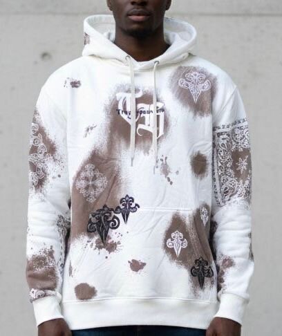 Sweat à capuche graphique tendance