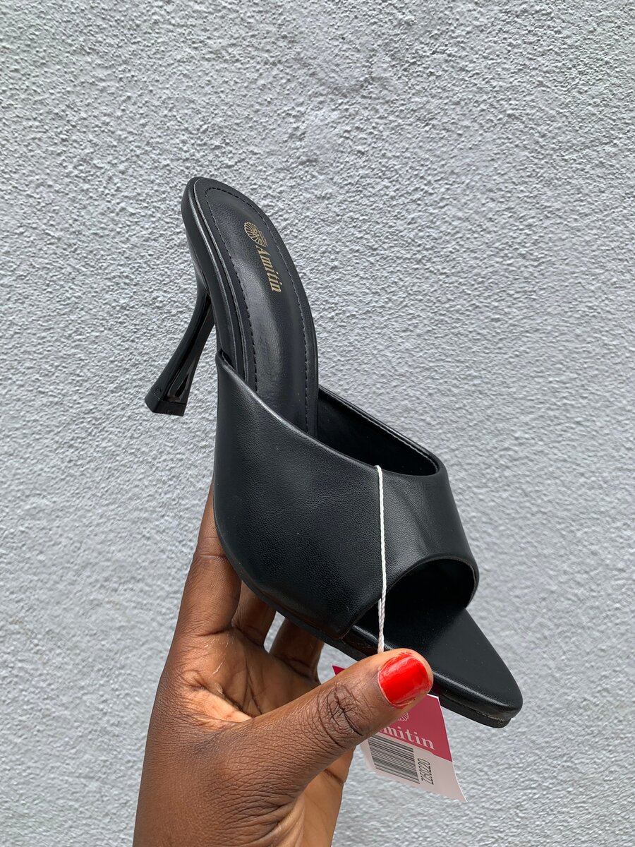 Mules à talons élégantes femmes