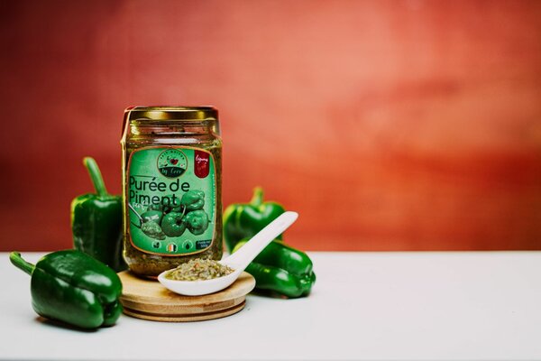 Piment vert assaisonné