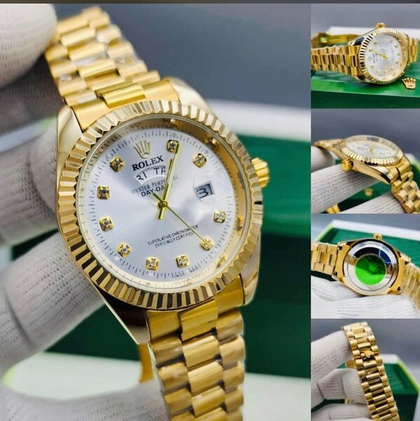 Rolex chain watch ( gold ) . Other colors too available