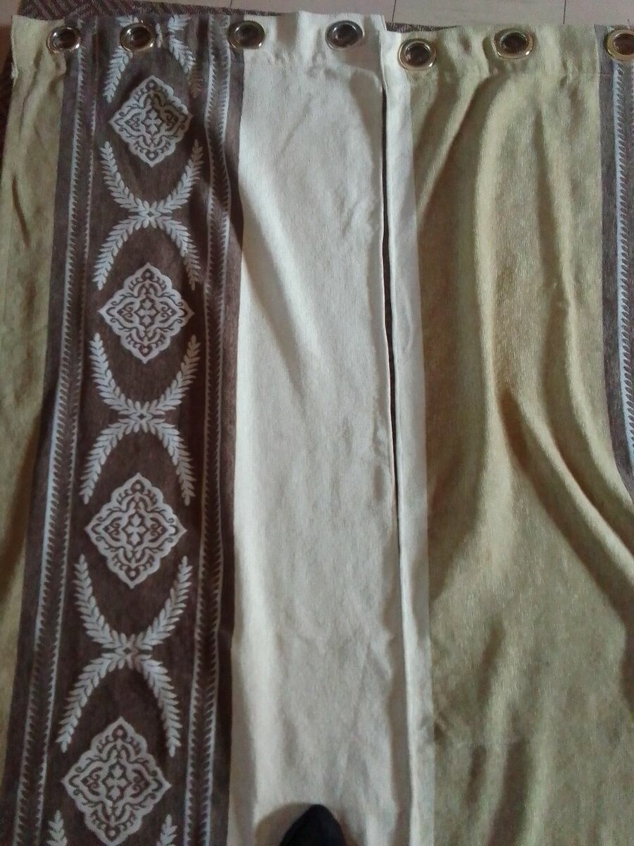 Three piece curtains