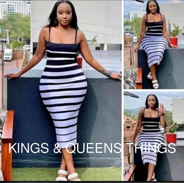 Robe femme rayée élégante