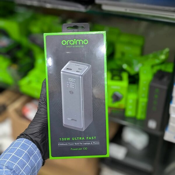 Oraimo Power Bank 10000mAh 130W