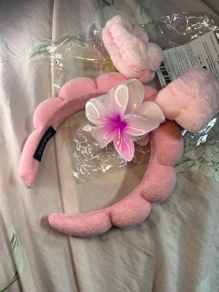 Bandeau de Spa Rose avec Fleur