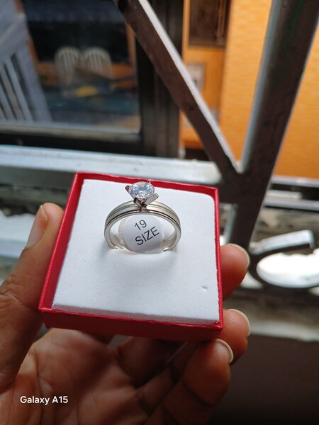 Bague de promesse acier inoxy