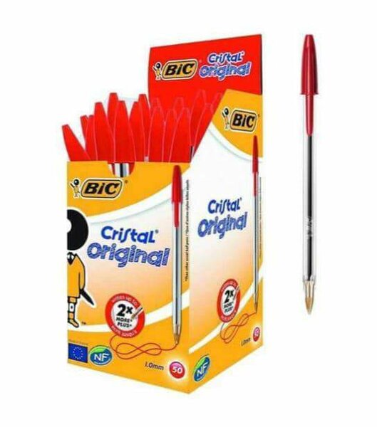 Stylos BIC Cristal Rouge X 50