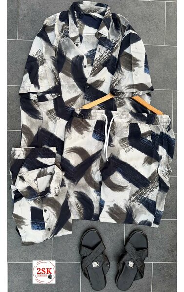 Ensemble pyjama homme avec pantalon et sandales