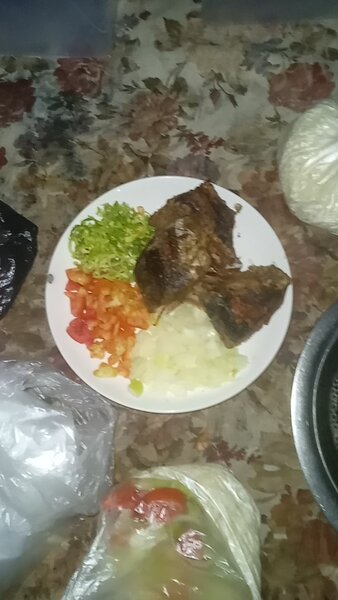 Plat de poisson grillé