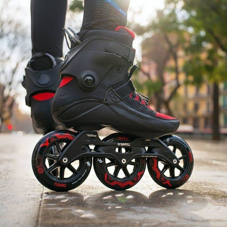 Roller en ligne réglable - Noir