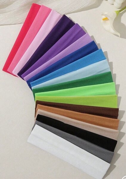 Bandeaux élastiques multicolores