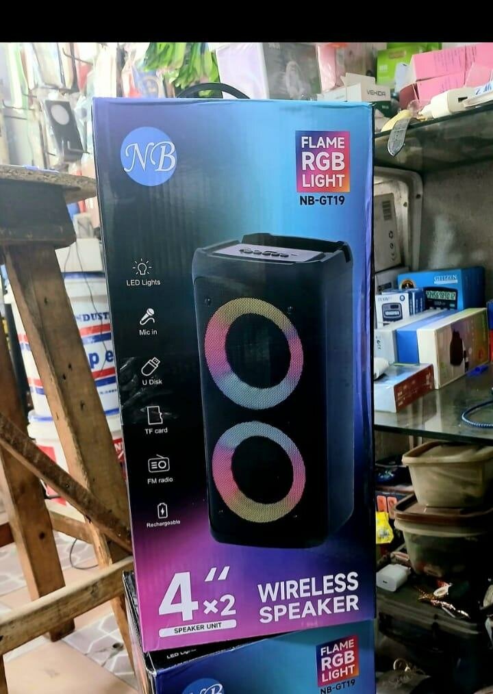 Enceinte Bluetooth NB-GT19 avec lumière RGB