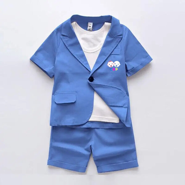 Costume Enfant Bleu Été