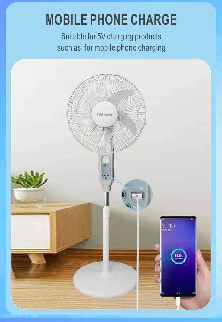 Ventilateur solaire recharge