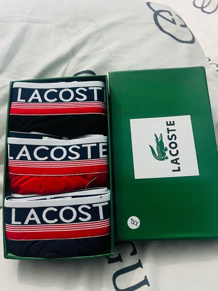 Caleçon Lacoste 100% coton