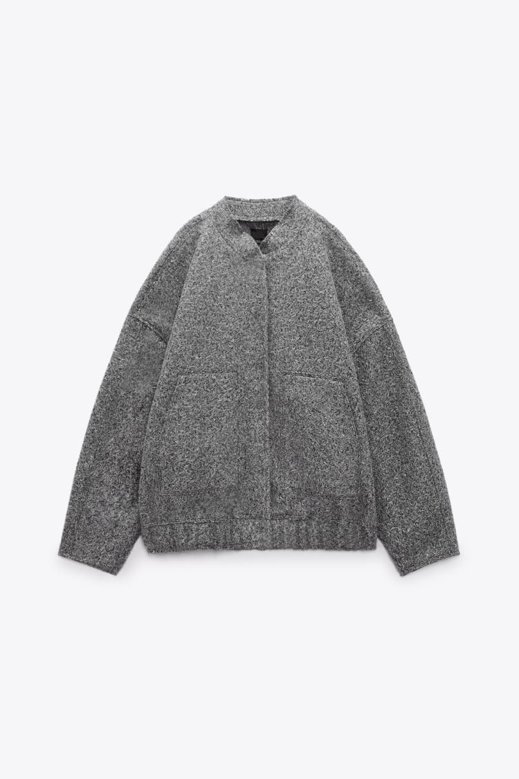 Серый бомбер