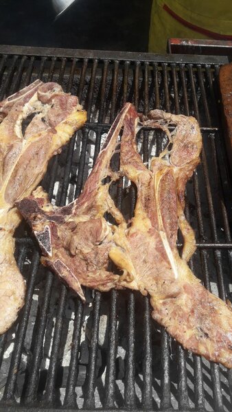 Roasted tbone with nhsima