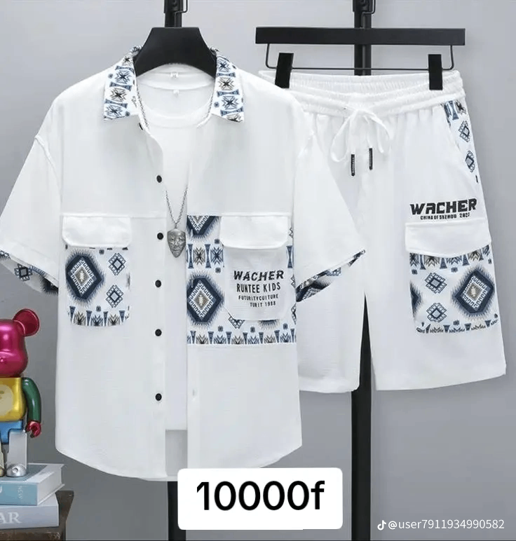 Ensemble Chemise et Short Homme