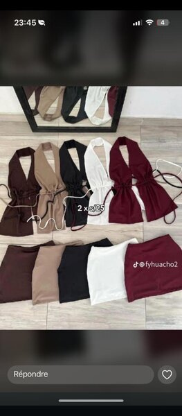 Ensemble Jupe et Haut Élégant