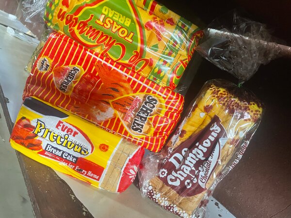 Assorted Packaged Bread Loaves