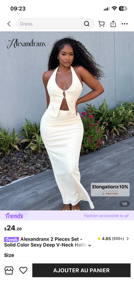 Ensemble 2 pièces élegant