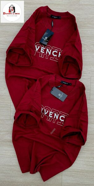 T-shirt rouge unisexe