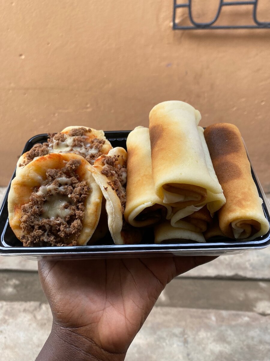 Crêpes et mini pizzas