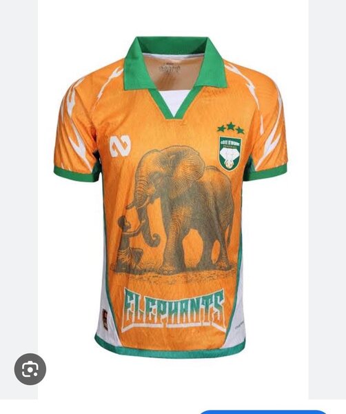 Maillot Éléphants Orange