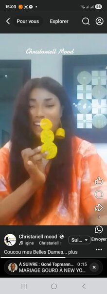 Boucles d'Oreilles en Raphia Jaunes