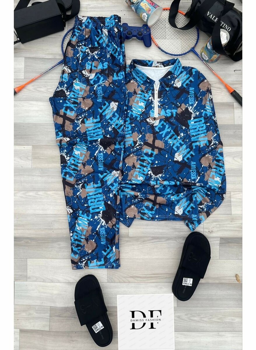 Ensemble décontracté vibrant