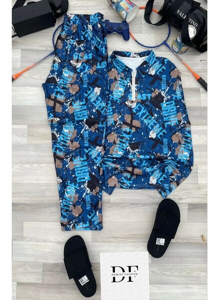 Ensemble décontracté vibrant