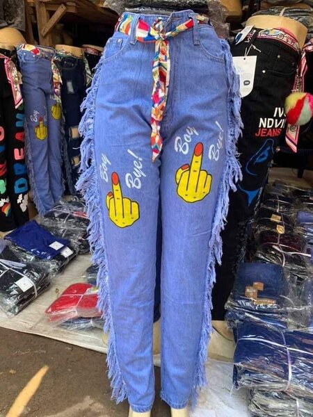 Ladies jeans trouser