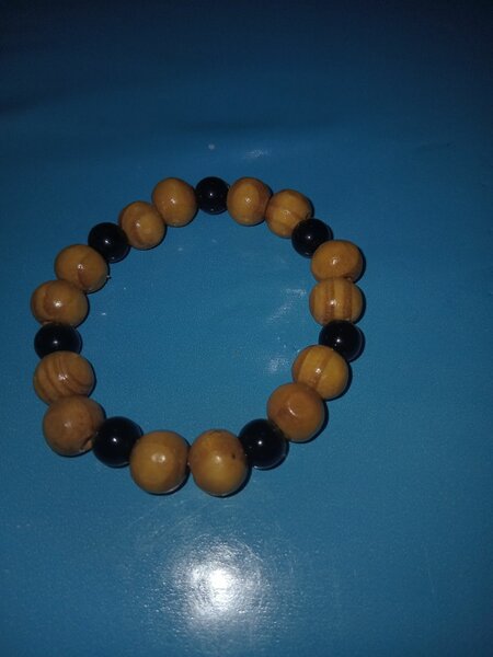 Bracelet élastique perles naturelles