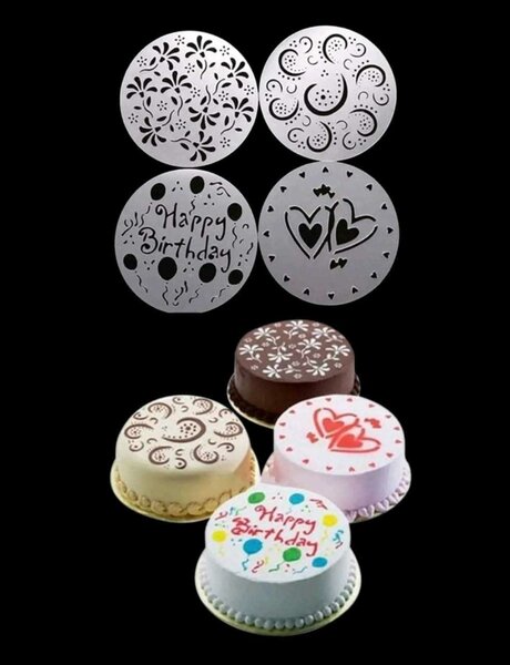 Pochoirs wedding cake