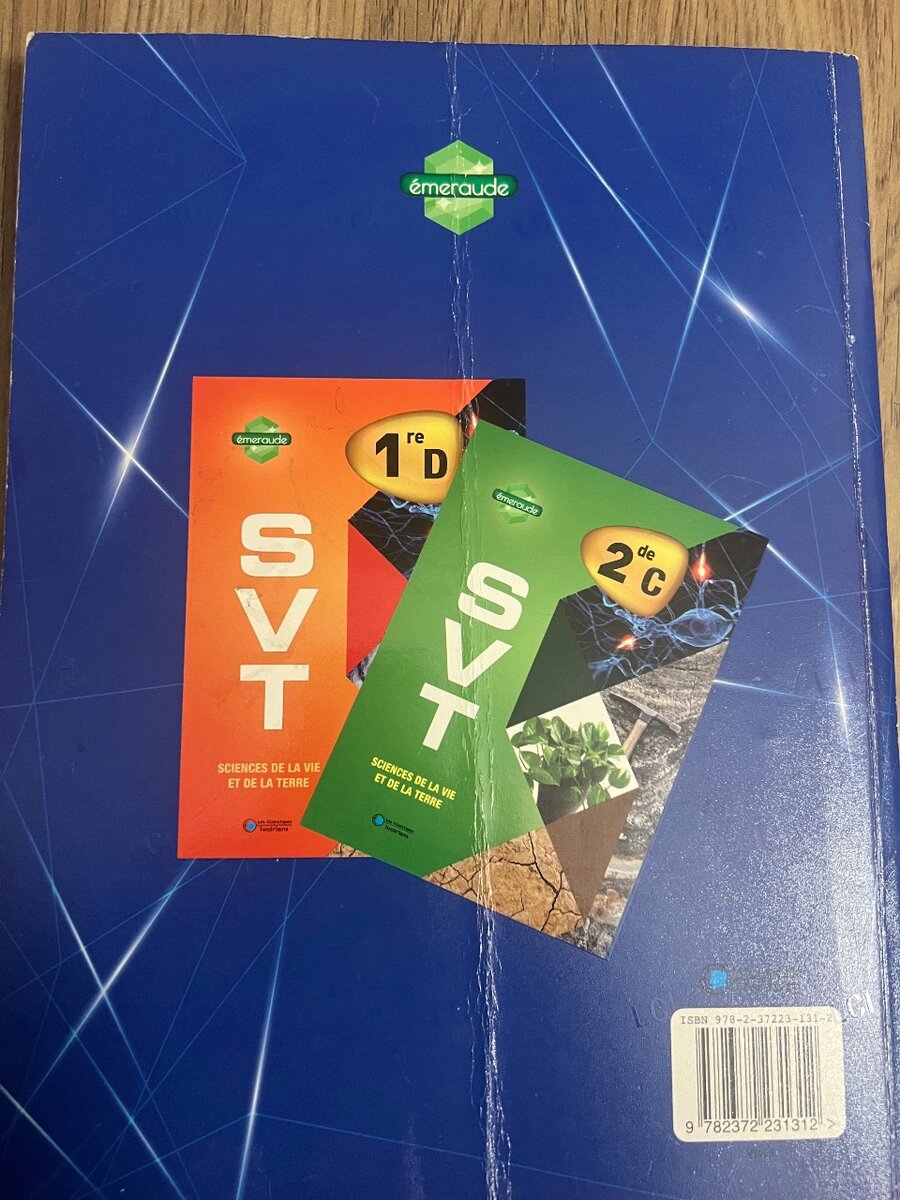 Livre SVT Émeraude Terminale
