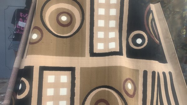 Boho Geometric Pattern Rug