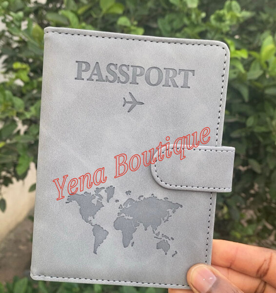 Porte-Passeport RFID Cuir