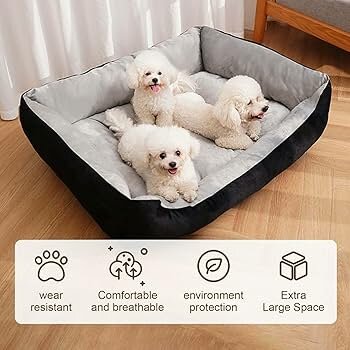 Grand Lit Confortable pour Chiens
