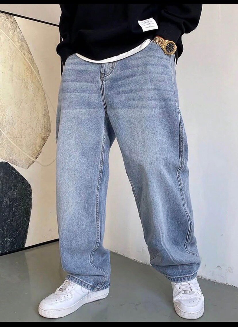 Jean large décontracté homme