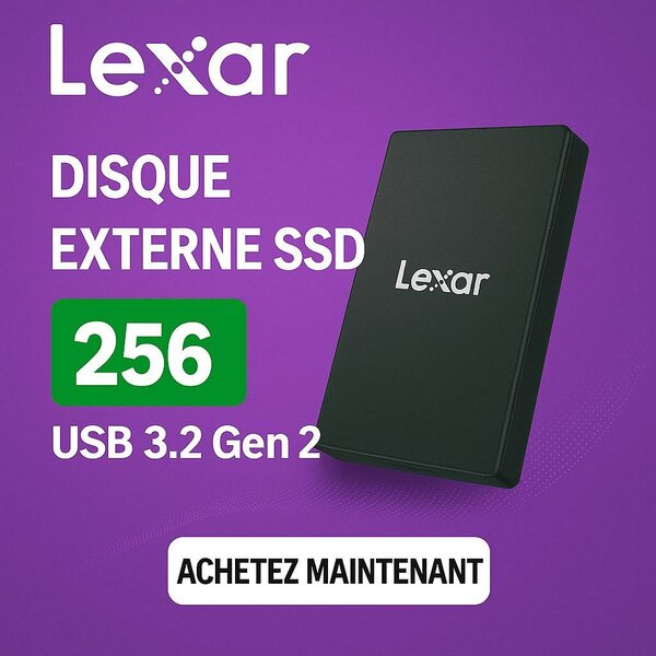 Lexar SSD Externe 256GB