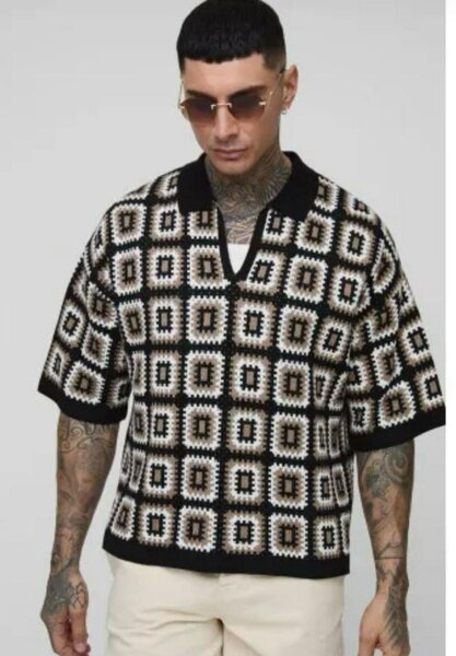 Cardigan à motifs colorés