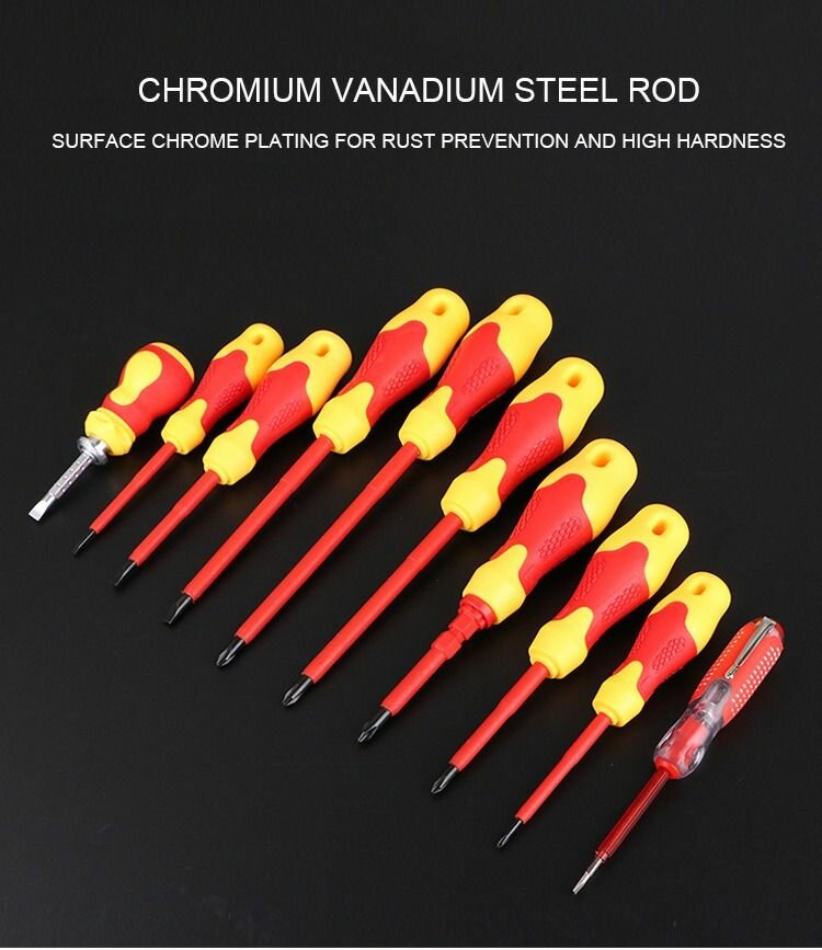 Tournevis electricien 10 pcs