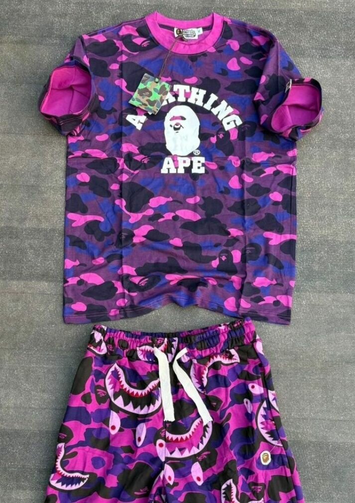 Ensemble survêtement camouflage A Bathing Ape