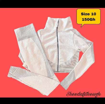 top and leggings white