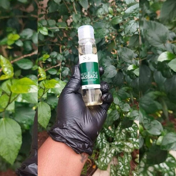 L'huile de massage mentholée comestible 