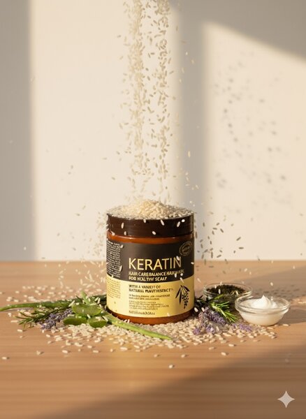 Masque capillaire à la kératine