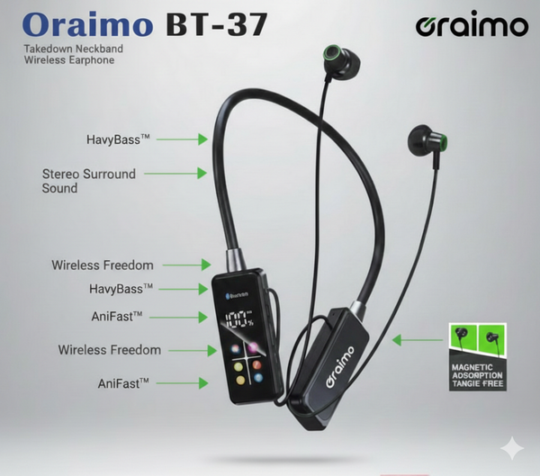 Oraimo BT-37 Écouteurs Sans Fil