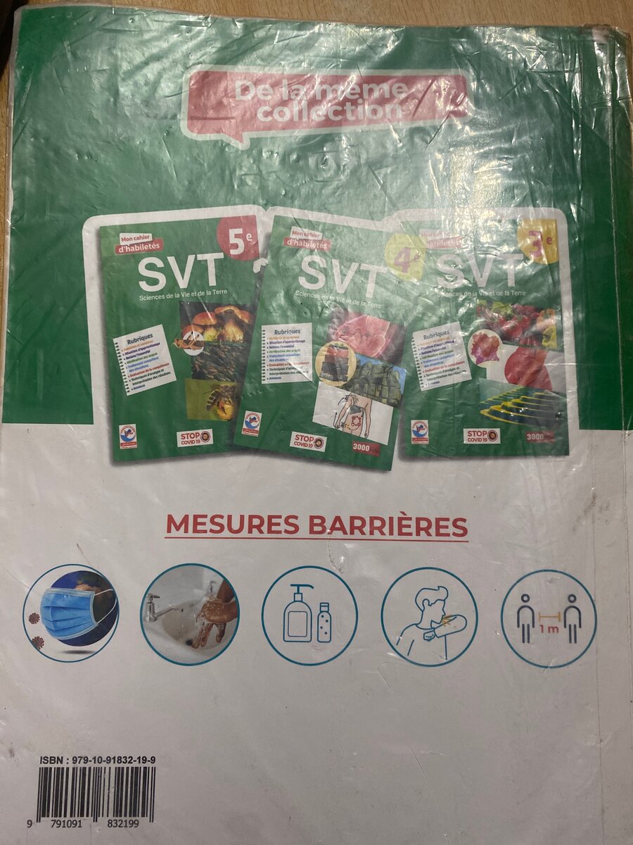 Livre SVT Collège 6e