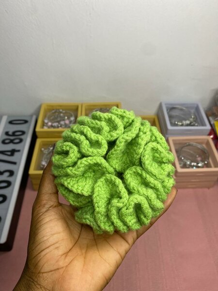 Chouchou en laine fait main