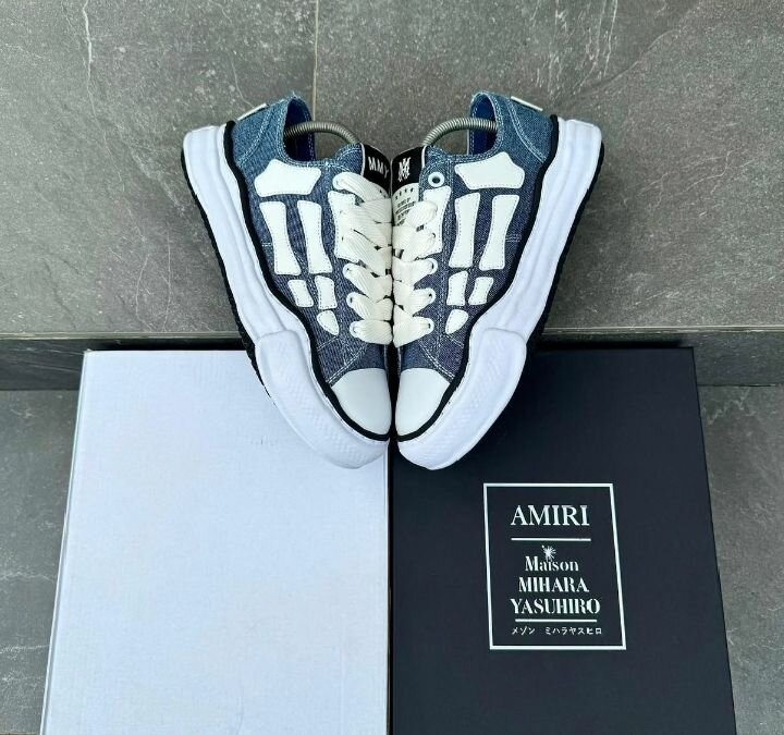 Sneakers en denim Amiri
