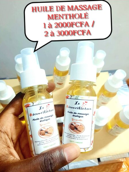 Huile de Massage Mentholée